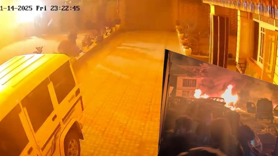 Srinagar Nowgam police station Blast Body parts found several hundred feet away Windows shattered due to blast