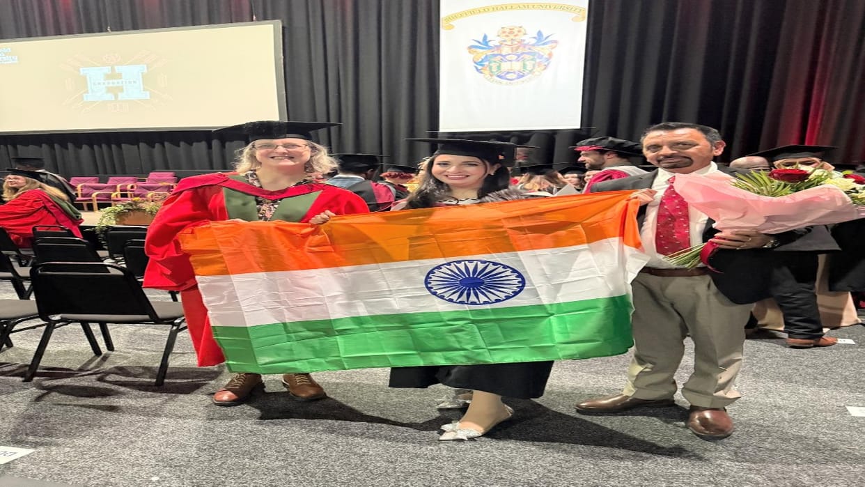 Shivani Sharma received her Masters degree from Sheffield Hallam University, England.