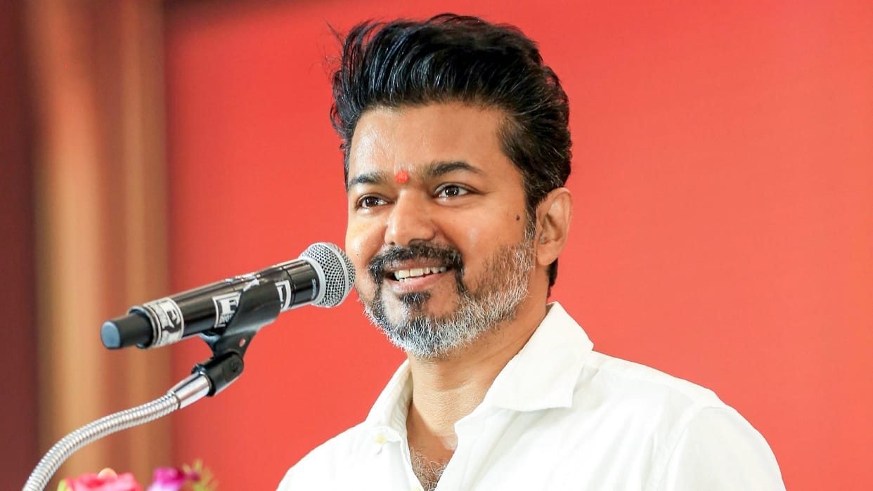 tamil nadu actor vijay at TVK rally in Erode attack on dmk govt