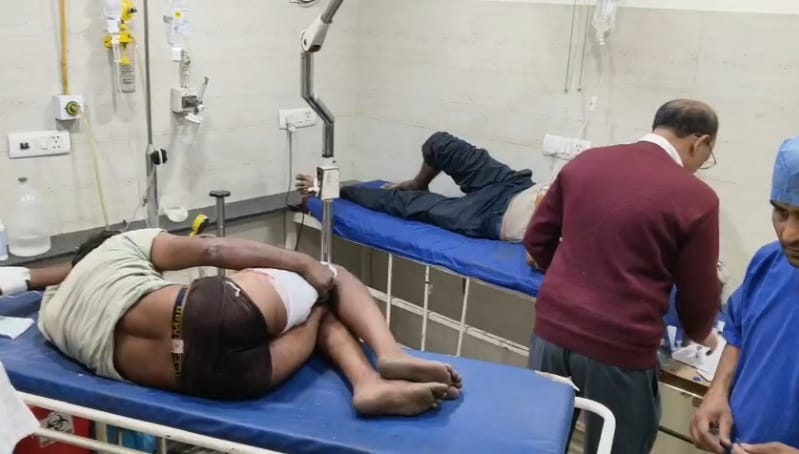 Two parties clashed over a minor dispute in Hapur eight people shot two seriously injured