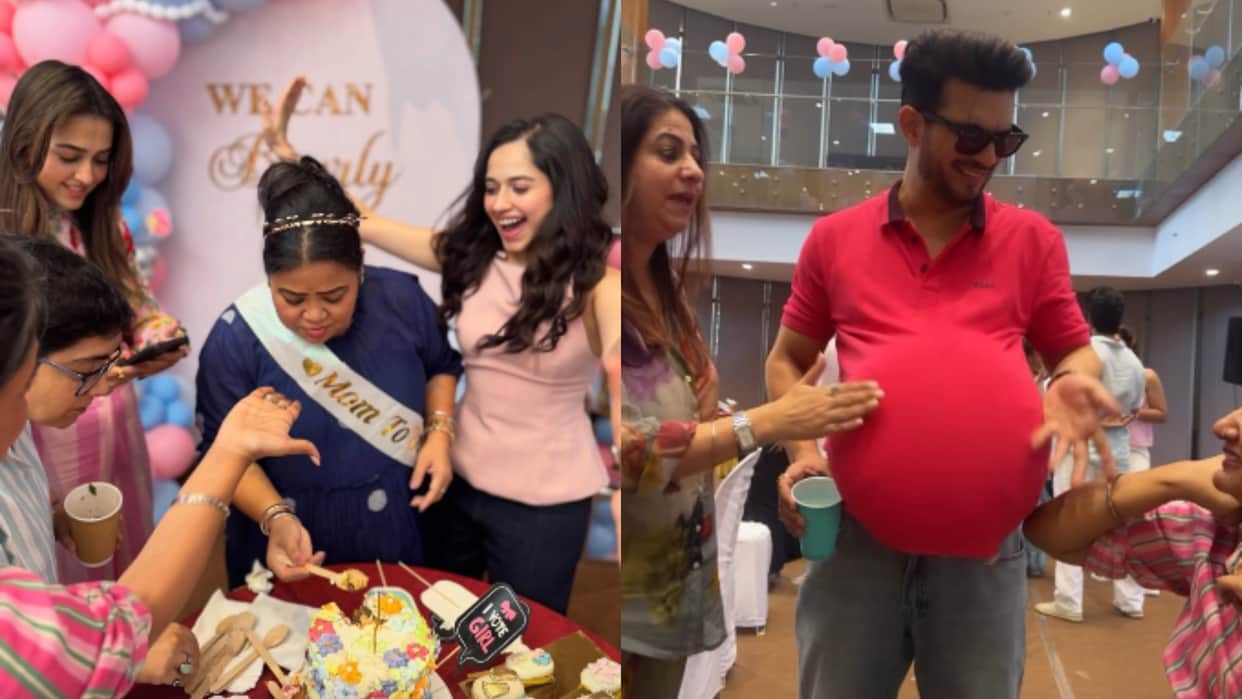 arjun bijlani baby bump bharti singh baby shower tejasswi prakash shares inside visuals