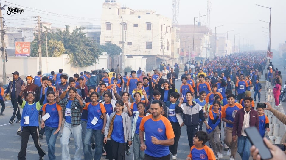 10 thousand people participated in Marathon in Abohar