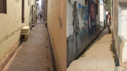 नगला भीम  कलवारी में नहीं बिछाई गई अमृत योजना की पाइपलान