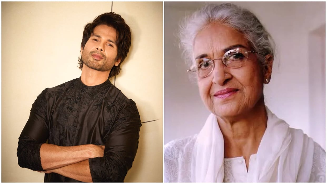 Shahid kapoor feels lucky after working with kamini kaushal and remembers her