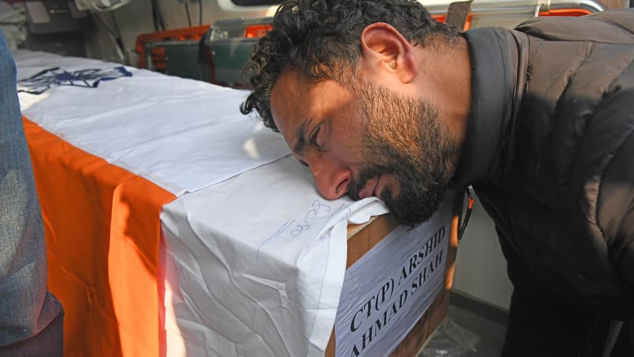 Last rites to the martyrs of Naugam Blast