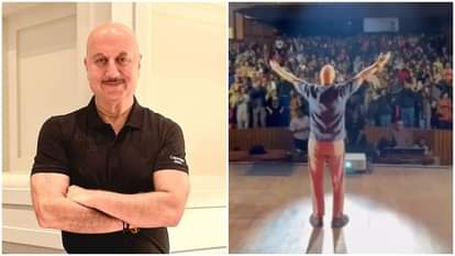 Anupam kher shares video of his autobiographical play kucch bhi ho sakta gets standing ovation