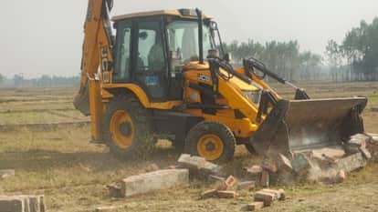 बीडीए टीम ने ध्वस्त किया अवैध निर्माण