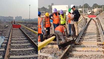 Kanpur: Point machines begin installation at Metro Corridor-2 depot, signaling work picks up pace