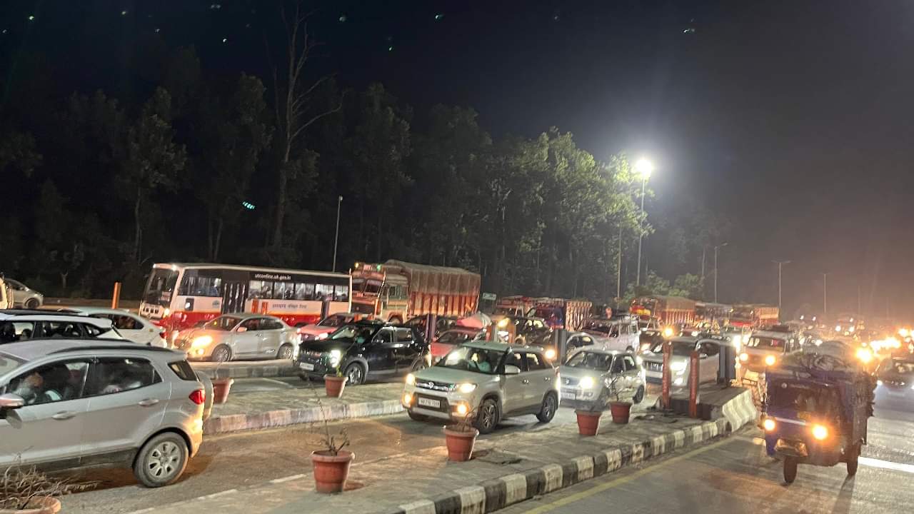 Traffic jams from Doon to Rishikesh over the weekend vehicles kept crawling, and everyone was troubled