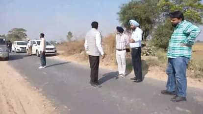 Punjab Mandi Board JE terminated CM Flying Squad takes action against negligence in road construction