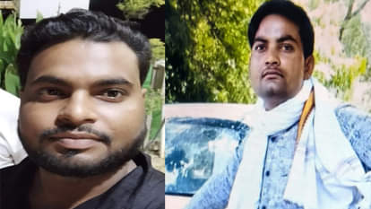 Hamirpur: Two young men riding a motorcycle tragically die after being hit by an unknown vehicle