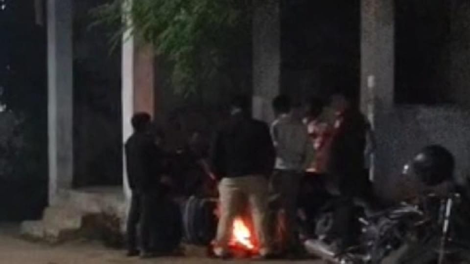 Manshidas dies after being caught in a bonfire family used to light bonfires at home to protect themselves fro