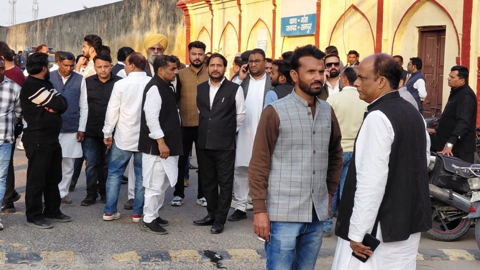 Azam Khan and Abdullah Azam were given numbers and uniforms by jail administration