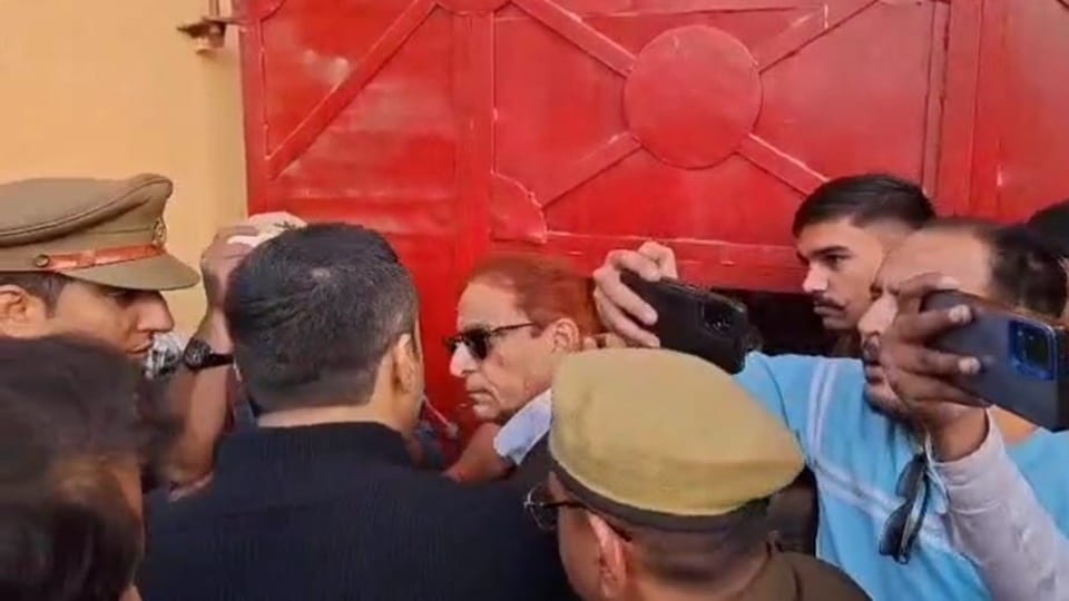 Azam Khan and Abdullah Azam were given numbers and uniforms by jail administration