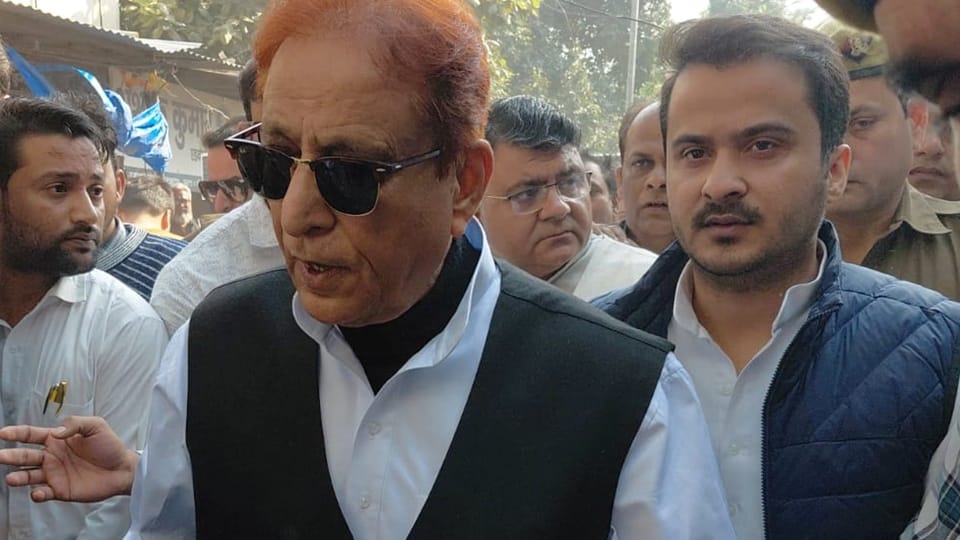 Azam Khan and Abdullah Azam were given numbers and uniforms by jail administration