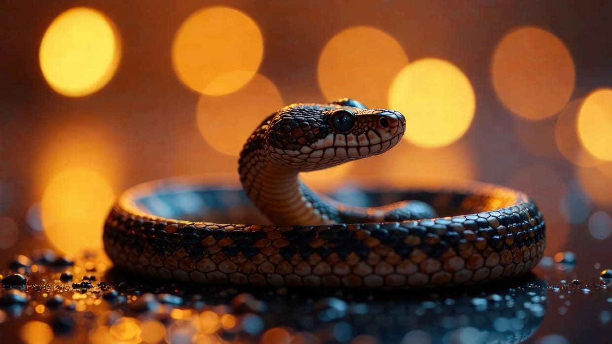 Snake pulls writhing fish from the jaws of death astonishing video leaves people stunned Video Viral