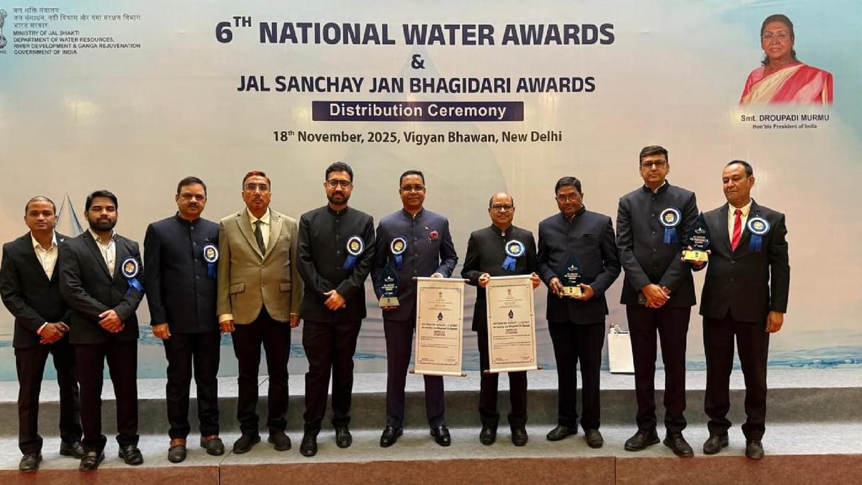 Chhattisgarh major achievement in water conservation: President Murmu gave three national awards in this cate