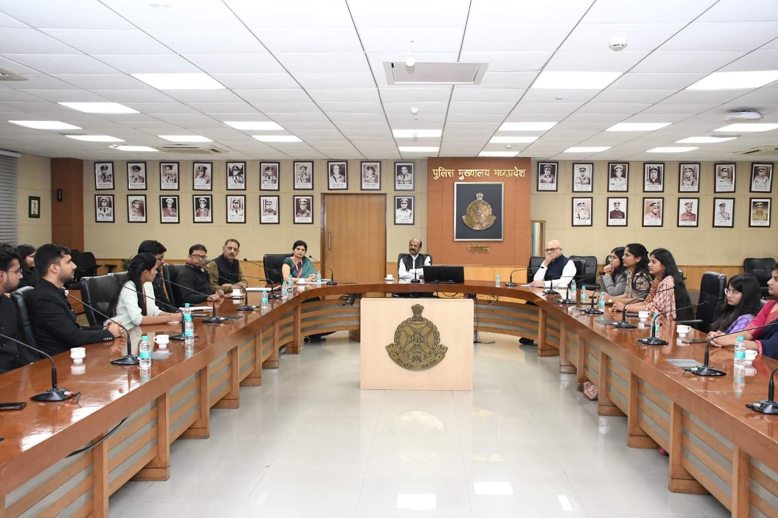 DGP Makwana guided the trainee officers, saying that the foundation of leadership is character, sensitivity an