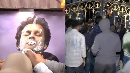 Fans gathered outside of Zubeen Garg home to celebrate his 52 birth anniversary