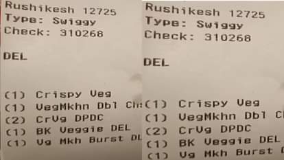 Food delivery app makes shocking mistake delivers non-veg instead of veg order Post goes Viral