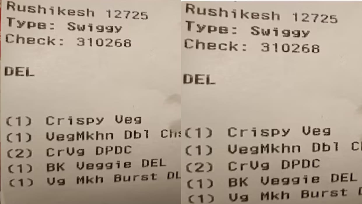 Food delivery app makes shocking mistake delivers non-veg instead of veg order Post goes Viral