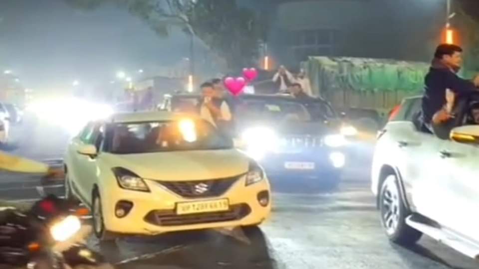 Meerut: When RLD District President's brother was released from jail, a procession was taken out