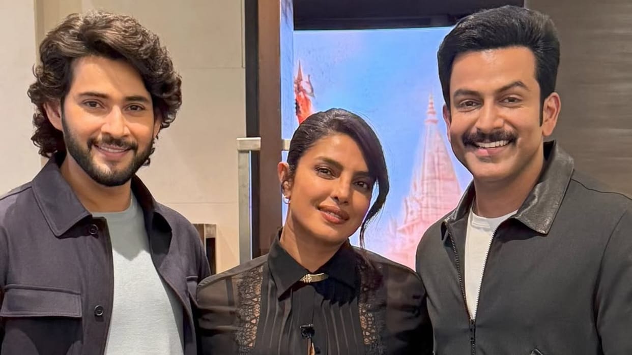 Priyanka Chopra shares photos with Mahesh Babu and Prithviraj Sukumaran Nick Jonas Comment