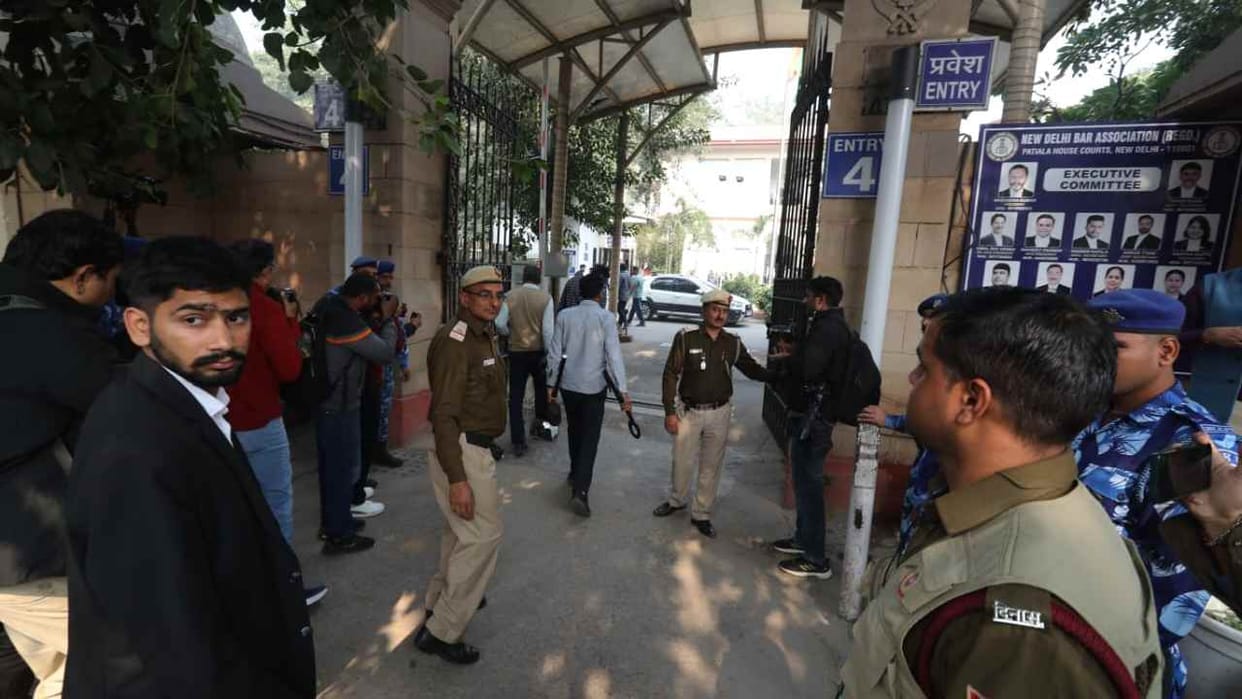 Lawyers' strike in Delhi district courts on May 14