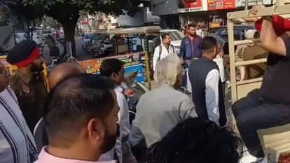 man falls from third floor of Jalandhar municipal office