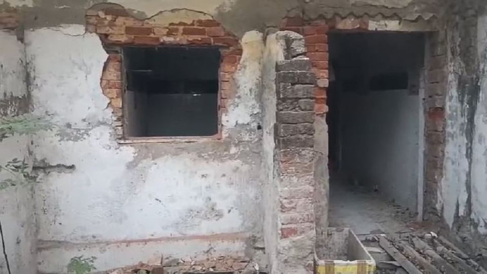 Woman found unconscious in ruined railway house