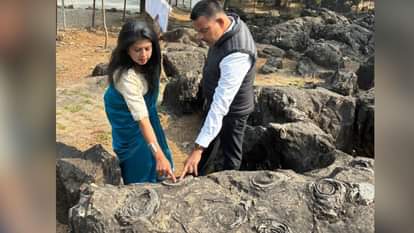 BSIP team reached Salkhan Fossils Park for study in sonbhadra