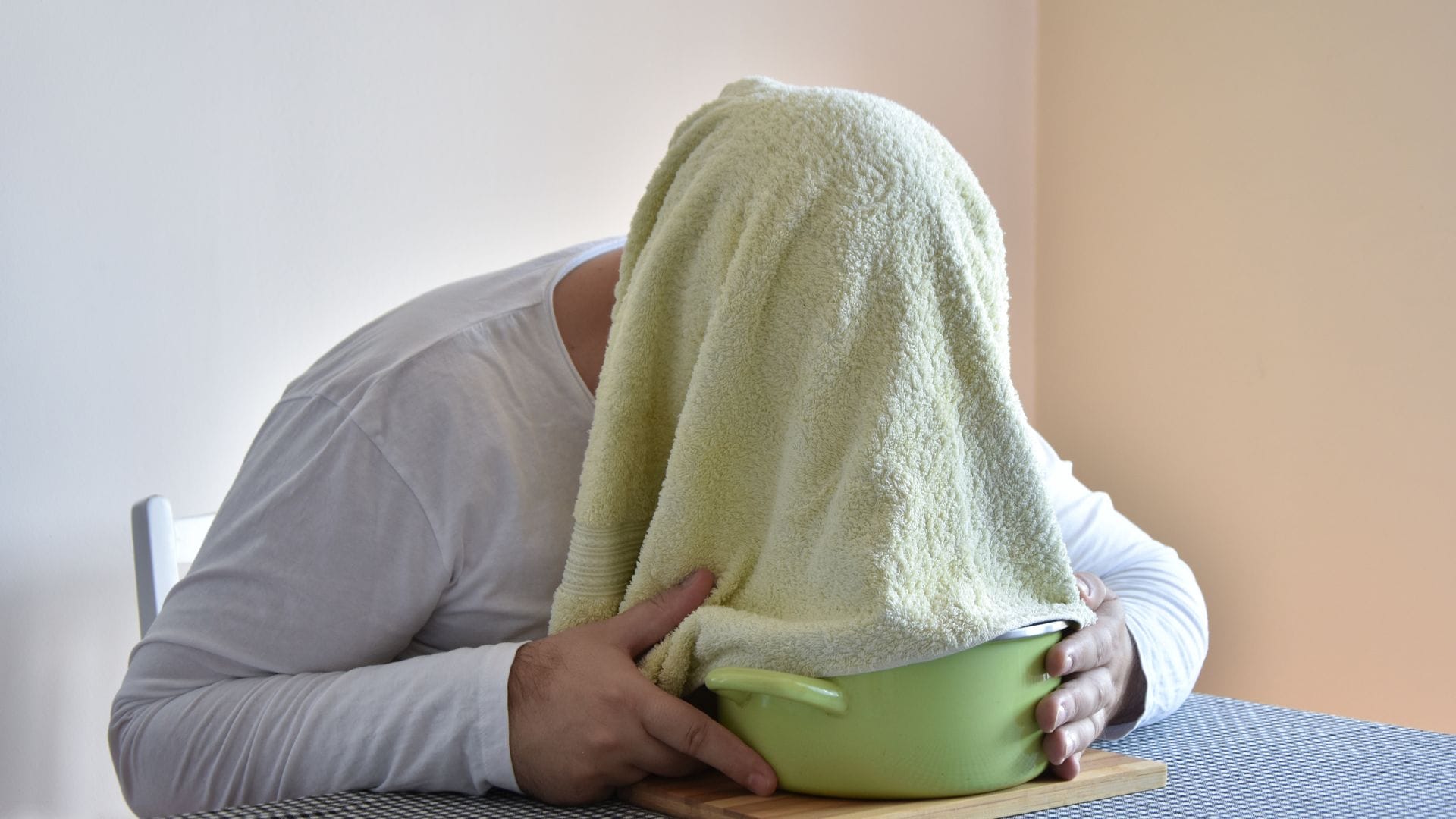 Take basil and celery water and steam it will cure cold and nasal blockage in minutes