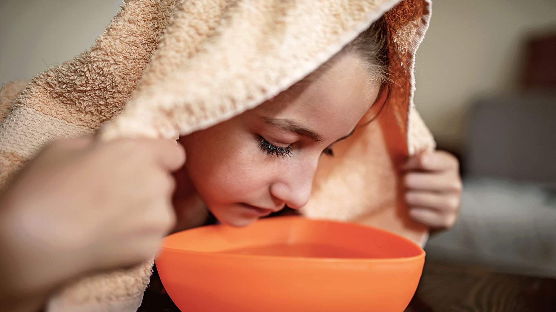 Take basil and celery water and steam it will cure cold and nasal blockage in minutes