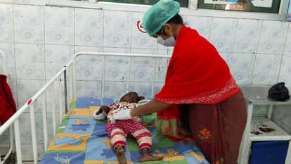 Kannauj: heartless father abandoned his two-year-old injured, malnourished son by a pond