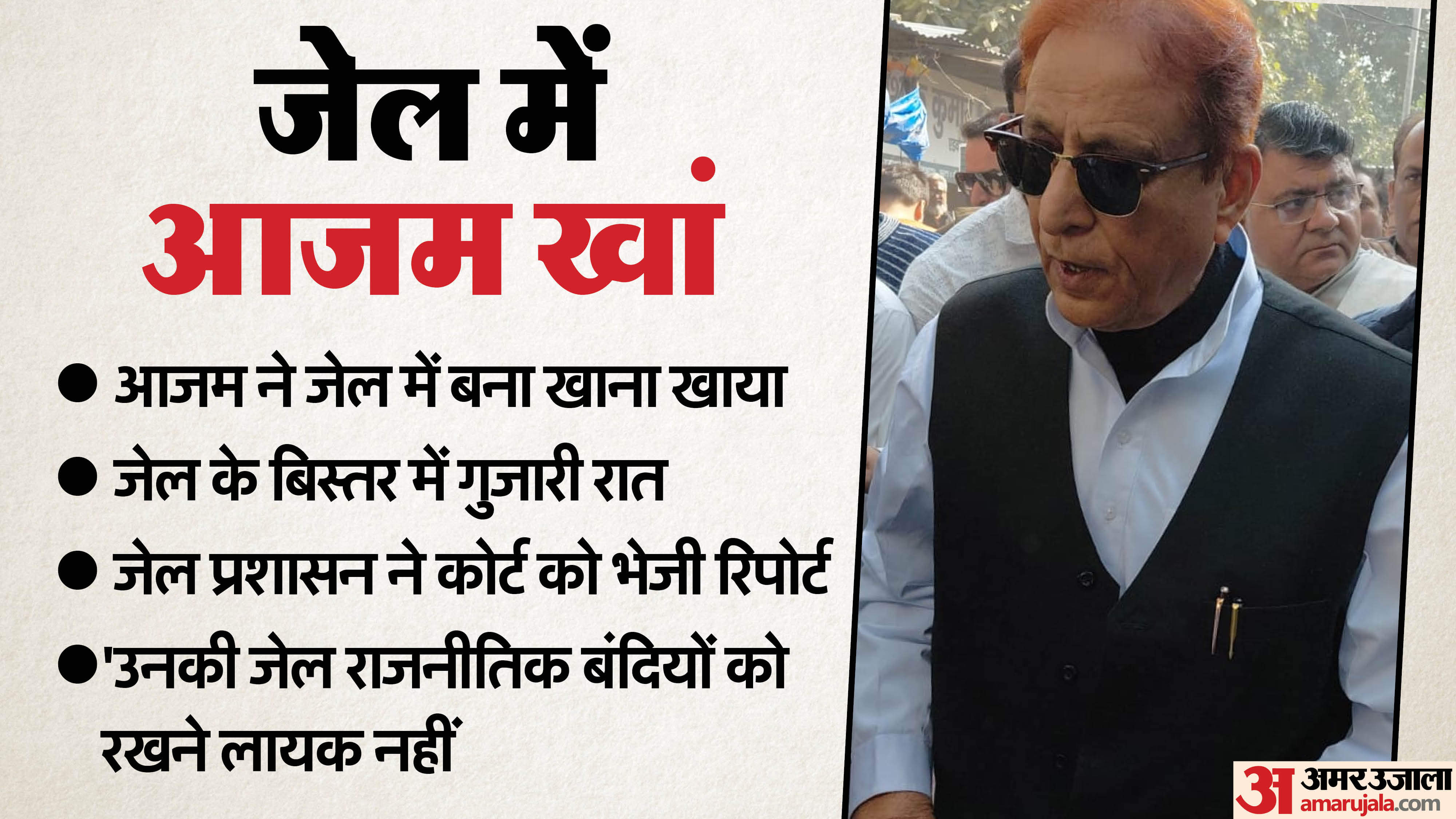 Rampur jail B category, Azam Khan demanded A category jail