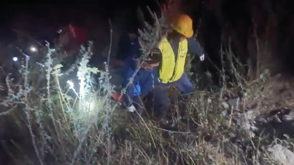 Chamoli Accident: Accident on Helang Urgam motorway, vehicle falls into ditch, two dead, three seriously injur