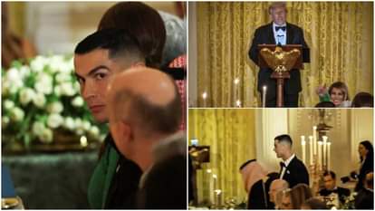 Football Superstar Cristiano Ronaldo Joins Saudi Crown Prince During White House Visit Donald Trump