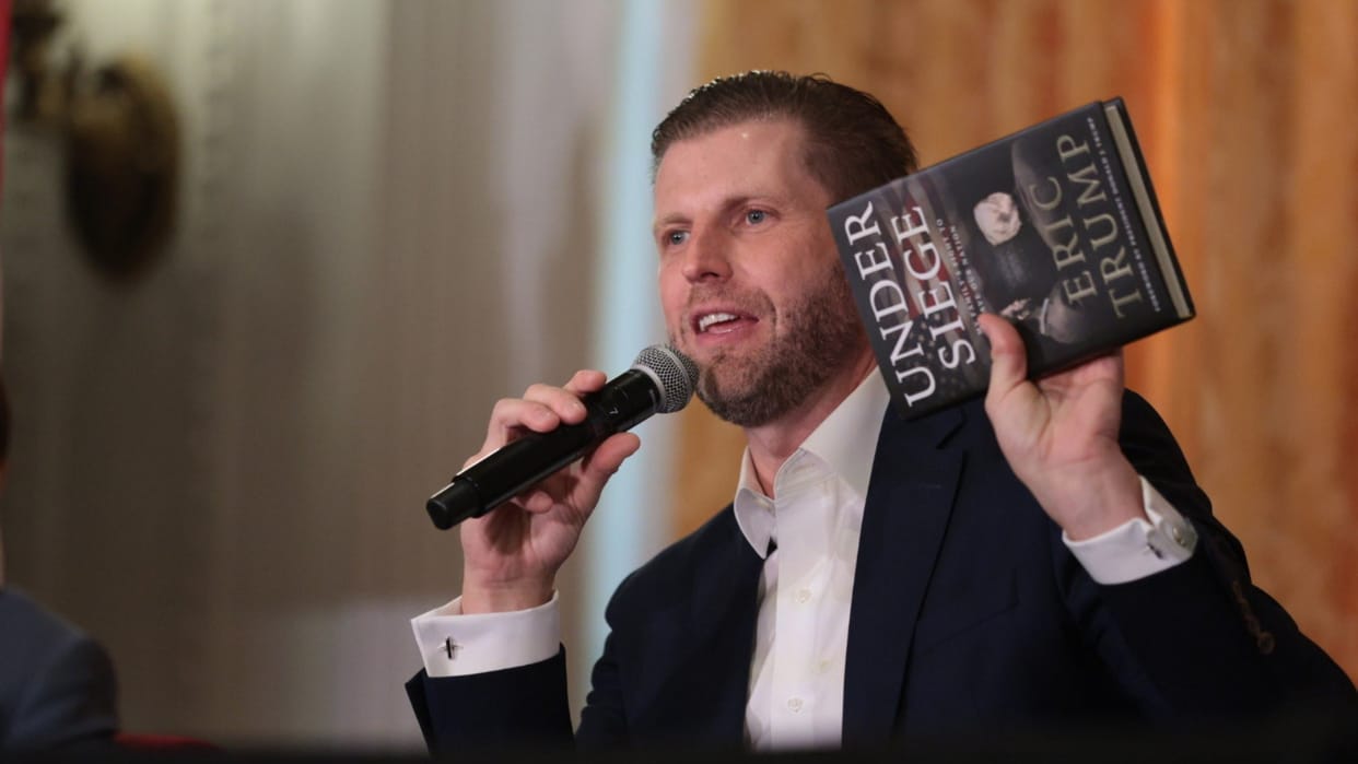 Eric Trump says new york city mayor zohran mamdani hates Jewish people hates Indian population donald trump