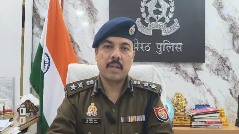 Meerut SSP Dr Vipin Tada Promoted to DIG, Gets Major Responsibility