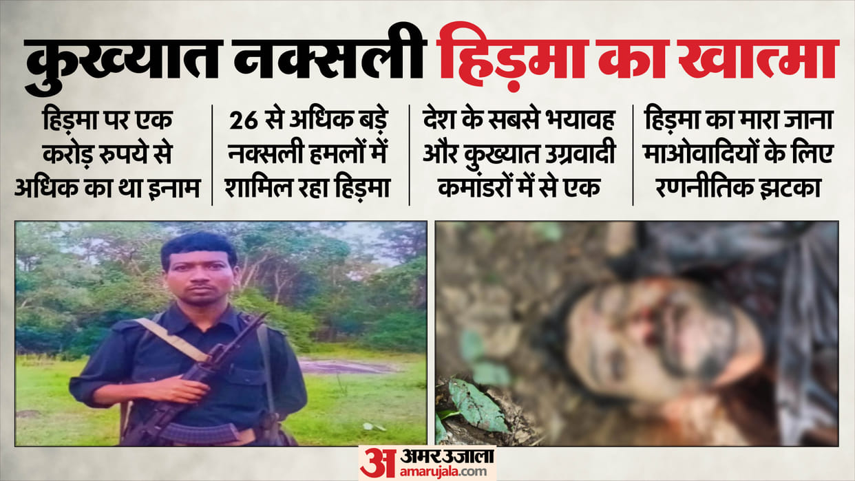 Naxalite Hidma was an expert in guerrilla warfare and carried an AK-47 rifle