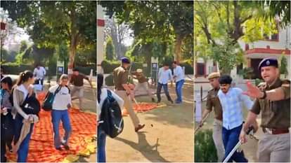 Jaipur News: Police Lathicharge at Rajasthan University Amid Protest Over Revaluation and Fee Hike