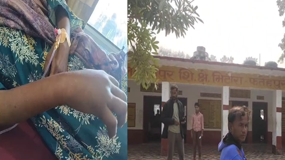 Fatehpur: Student brutally beaten by teacher for not completing homework