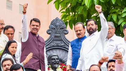 Ajit Pawar Praful Patel discuss Fadnavis BJP Shiv Sena NCP contest independently in Local Body Polls