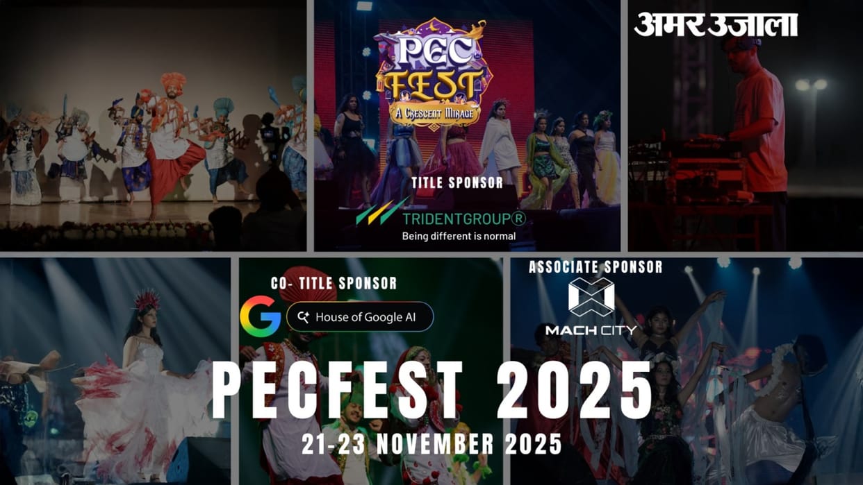 PECFEST 2025: Techno-Cultural Extravaganza at PEC from November 21 to 23
