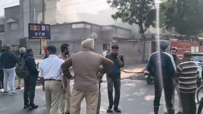 Fire breaks out in house on Race Course Road Amritsar businessman burned