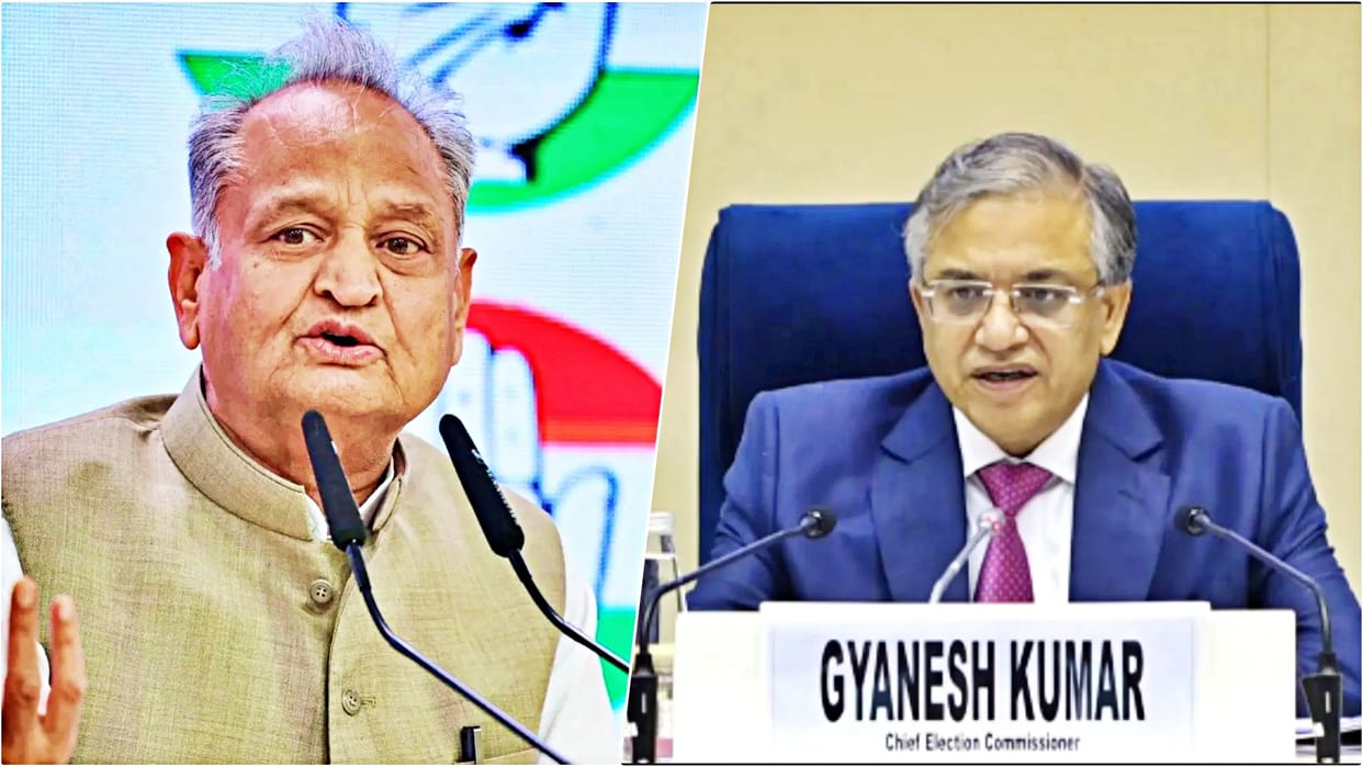 Rajasthan Former CM Ashok Gehlot Slams EC Over SIR Row and Double Standard Details in Hindi
