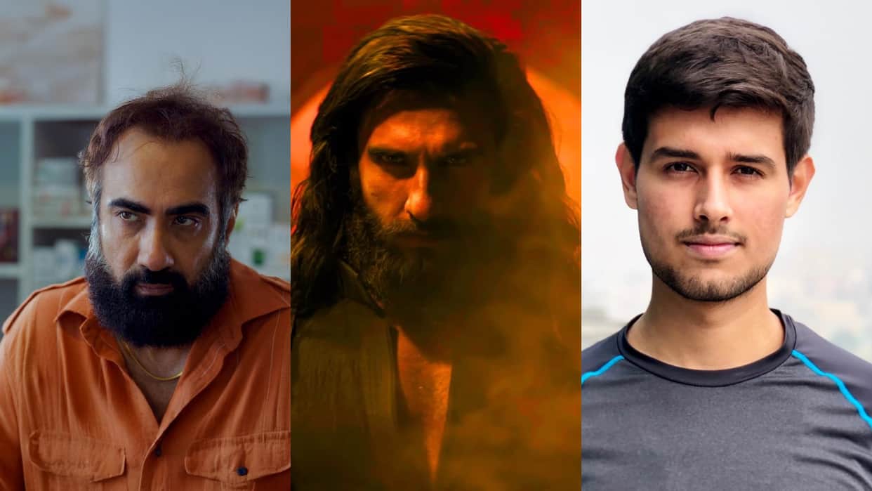 dhruv rathee ranvir shorey twitter clash controversy over dhurandhar trailer violence debate indian cinema