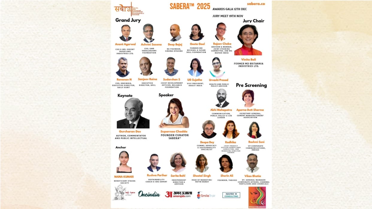 SABERA 2025 Social and Business Enterprise Responsible Awards Jury Meet news and updates