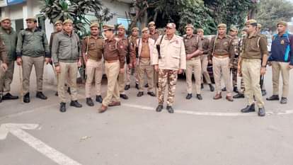 UP Police administration on alert following announcement of march near Jama Masjid in Sambhal