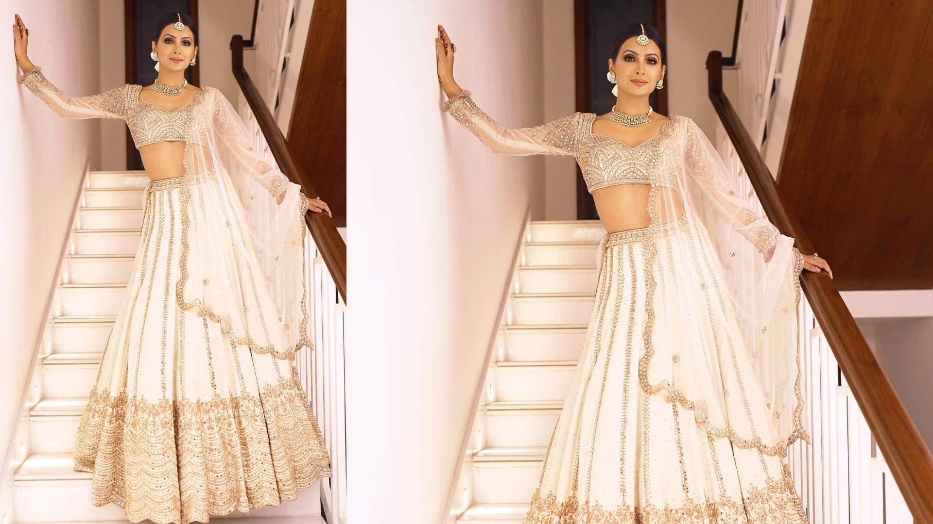 latest look of former Indian cricketer harbhajan singh wife geeta basra with images